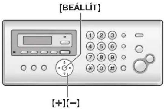 PANASONIC KX-FC228HG - A bázisállomás hangerő beállítása - 1