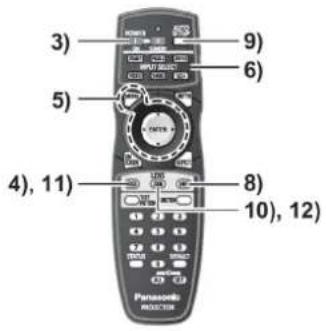 3) 9) 6) 5) 4), 11) 8) 10), 12) Panasonic RANOSO RANOSO