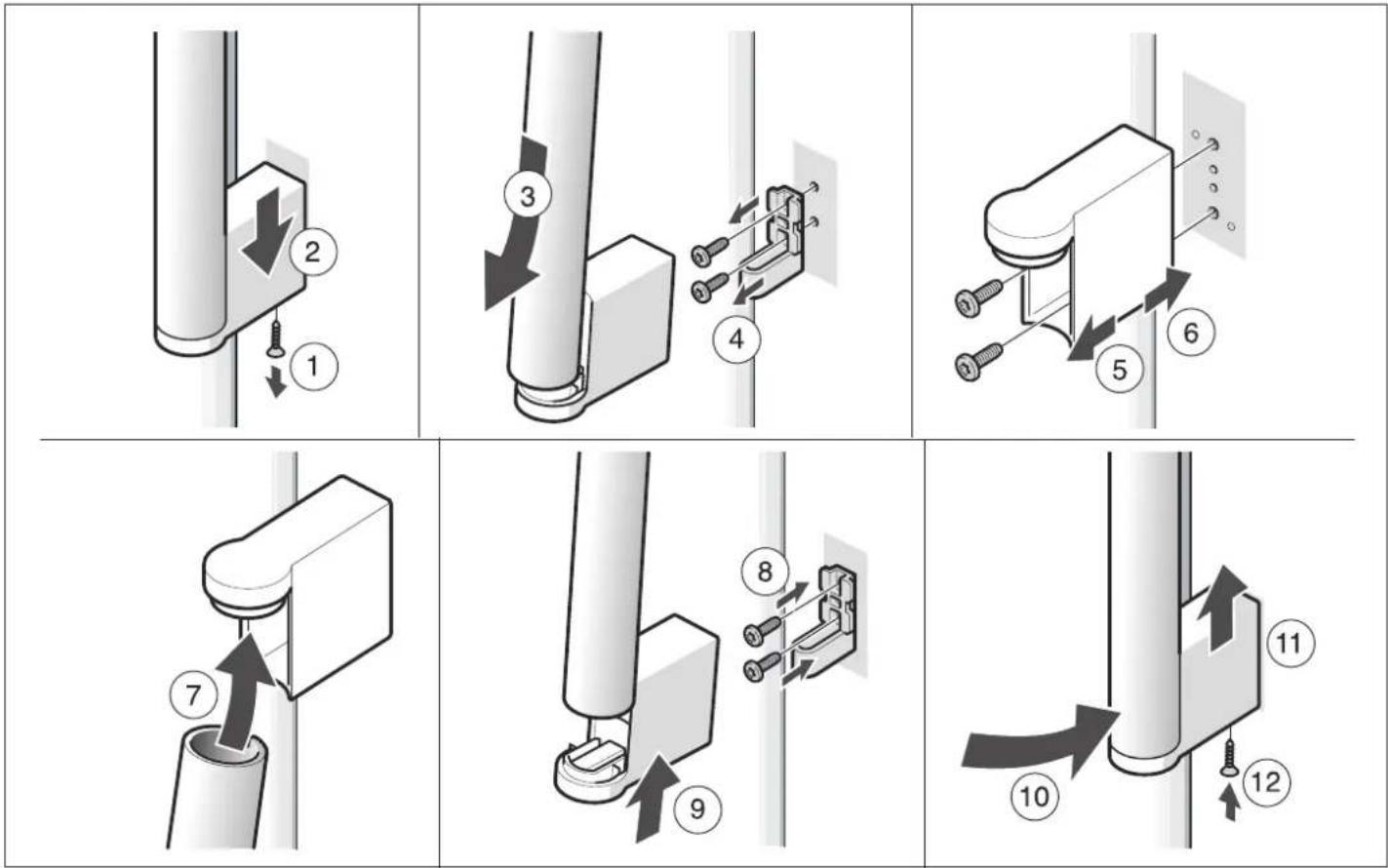 BOSCH KAN62V40GB - Unscrewing the handles - 1