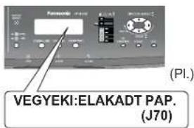 VEGYEKI:ELAKADT PAP. (J70) (PI.)