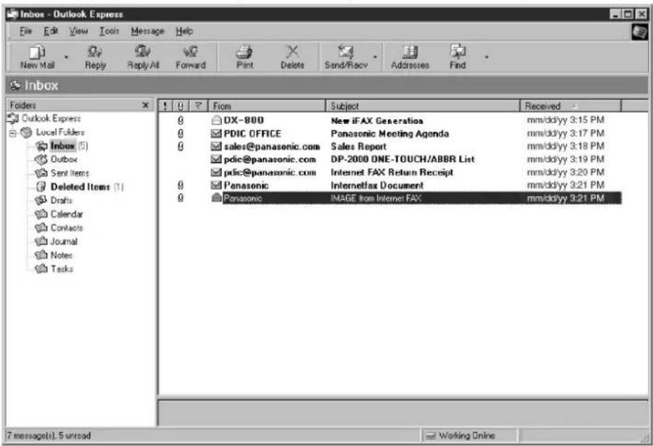 PANASONIC DP-3510 - PC-n vett Internet fax - 1