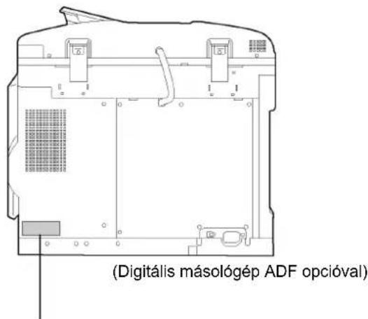 (Digitális másológép ADF opcióval)