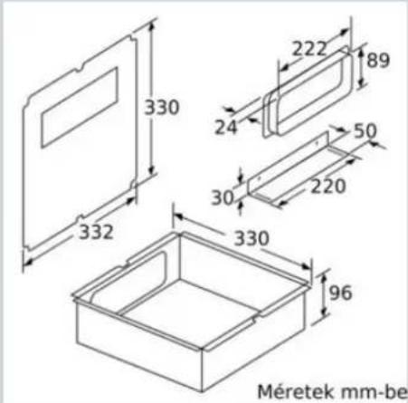 NEFF Z92IDM9X0 - Méretrajzok - 1