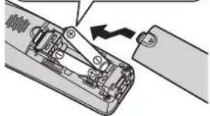 PANASONIC KX-TG2512HG - Az akkumulátor behelyezése - 2