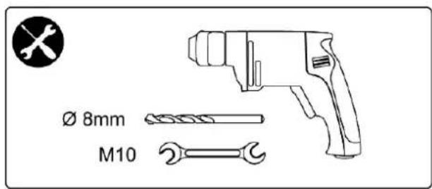 Ø 8mm M10