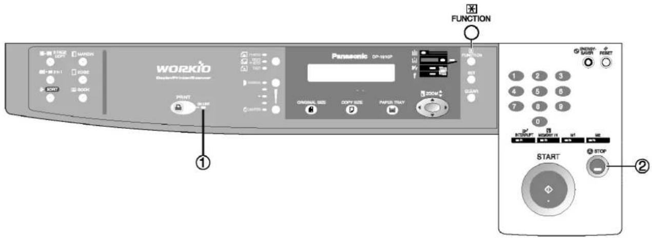WORKIO DC-10HP Interface server PRINT 200MP Original SIZE COPY SIZE PAPER TRAY 200MP FUNCTION PANASONIC DP-10HP OUTPUT START STOP ENERGY LAVY RESET 1 2 3 4 5 6 7 8 9 0 2/3/4/5/6/7/8/9/10/11/12/13/14/15/16/17/18/19/20/21/22/23/24/25/26/27/28/29/30/31/32/33/34/35/36/37/38/39/40/41/42/43/44/45/46/47/48/49/50/51/52/53/54/55/56/57/58/59/60/61/62/63/64/65/66/67/68/69/70/71/72/73/74/75/76/77/78/79/80/81/82/83/84/85/86/87/88/89/90/91/92/93/94/95/96/97/98/99/100 ① ②