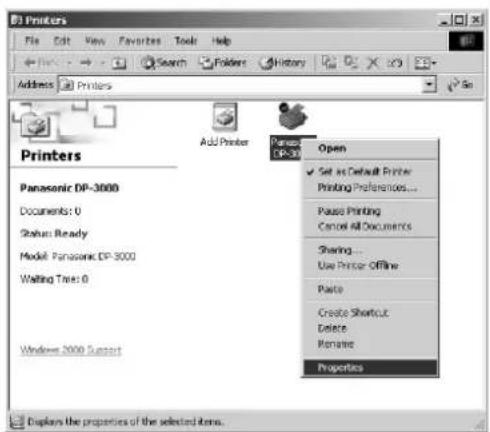PANASONIC DP-150P - Windows 2000/XP (Rendszergazda) - 1