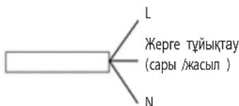 L Жерге туйбықтау (сары /жасыл ) N