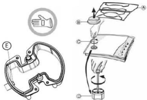 WHIRLPOOL AKR 350/IX - SUBSTITUIÇÃO DOS INJECTORES (consulte a tabela de injectores no manual de instruções) - 1