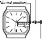 CASIO Collection MTP-1303PL-2FVEF - To set the day and day of the week - 1
