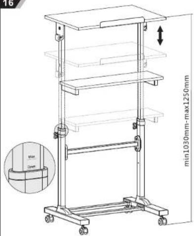 min1030mm-max1250mm Max Close