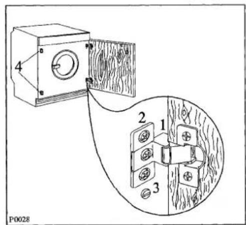 TRICITY BW550W - Change of door opening direction - 1