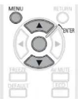 PANASONIC PT-DX500E - TEST PATTERN (TESZTÁBRÁK) menü - 1