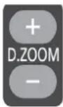 PANASONIC PT-LW25HE - A D.ZOOM (Digitális zoom) gombok használata - 1
