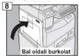 8 Bal oldali burkolat