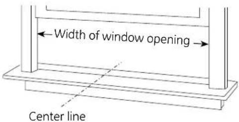 GE AHV05LP - PREPARING THE WINDOW FOR INSTALLATION - 1