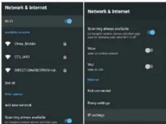 Network & Internet Wi-Fi Available networks Chess_Mobile CTS_LiFi DIRECT-LDA43003990Normal. See all Other options Add new network Scanning always available Let switches wireless network and other apps Network & Internet Scanning always available Let straight television service and other apps use for…
