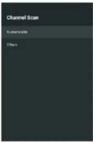 Channel Scan Userable Options