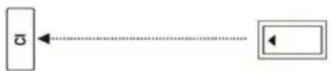 graph LR A[" "] --> B[" "] style A fill:#fff,stroke:#000 style B fill:#fff,stroke:#000