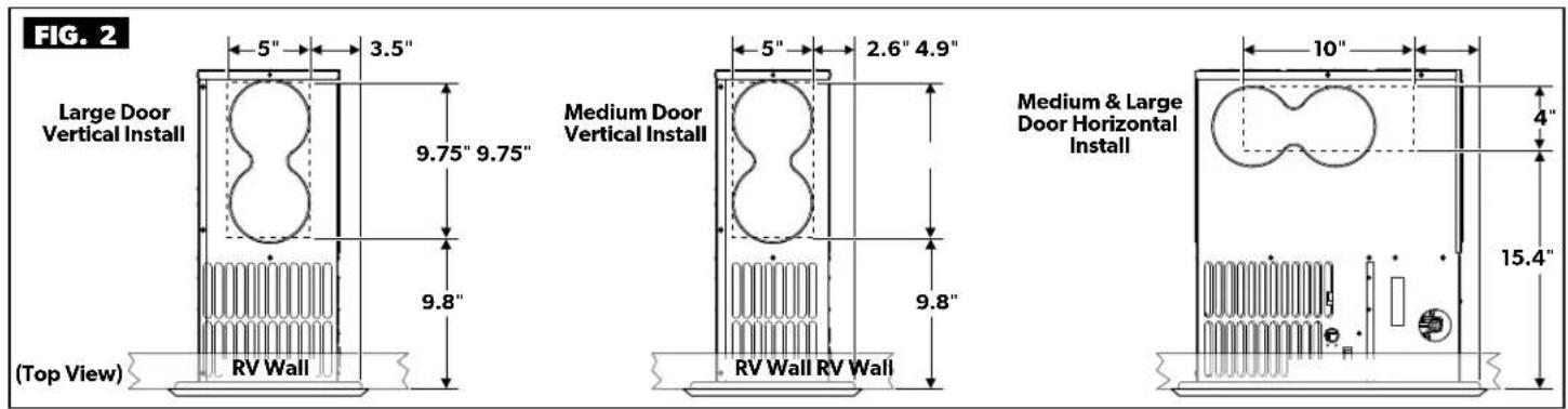 DOMETIC DFLA 35211 - Standard Door Floor Discharge Installations - 3