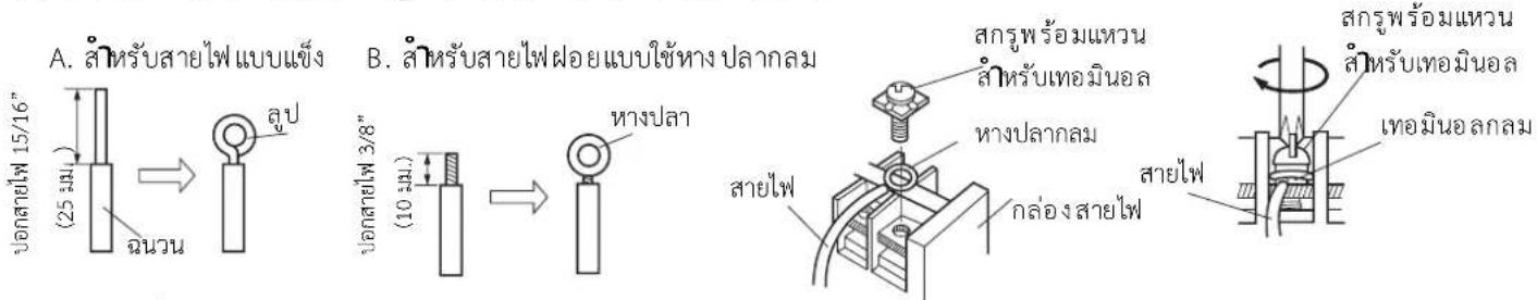 A. สำหรับสายไฟแบบแข็ง (25 mm) (10 mm) (25 mm) (25 mm) (25 mm) (25 mm) (25 mm) (25 mm) (25 mm) (25 mm) (25 mm) (25 mm) (25 mm) (25 mm) (25 mm) (25 mm) (25 mm) (25 mm) (25 mm) (25 mm) (25 mm) (25 mm) (2) สำหรับสายไฟ Passiveแบบใช้ทาง Platform (10 mm) (10 mm) (10 mm) (10 mm) (10 mm) (10 mm) (10 mm) (10 mm) (10 mm) (10 mm) (10 mm) (10 mm) (10 mm) (10 mm) (10 mm) (10 mm) (10 mm) (10 mm) (10 mm) (10 mm) (10 mm)
