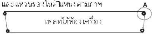 และแหวนรองในต์แหน่งตามภาพ เพลทใต้ท้องเครื่อง