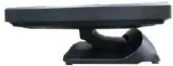 Black electronic device with a flat top and curved base (no visible text or symbols)