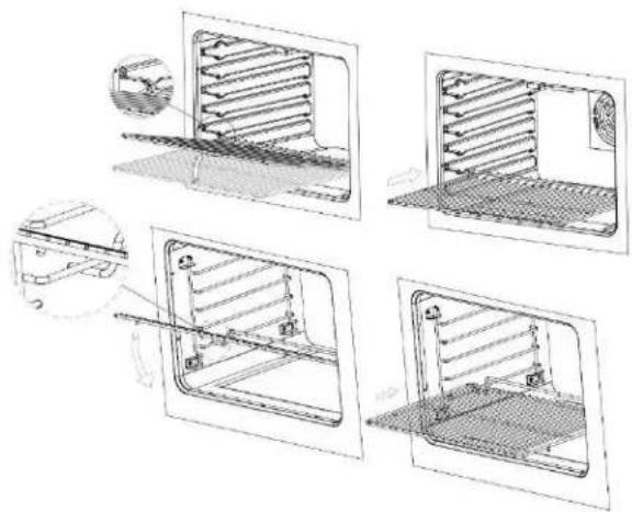 Thor HRD3088ULP - Positioning the shelves - 5