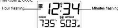 LA CROSSE TECHNOLOGY WT-5210U-IT - MANUAL TIME SETTING - 1