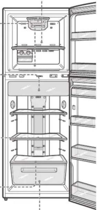 SAMSUNG RT45MCMT1 - Storing food / Élelmiszer tárolása - 6