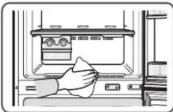 SAMSUNG RT45MCMT1 - Evaporation Slots in Freezer / A fagyasztó párologtató nyílásai - 1