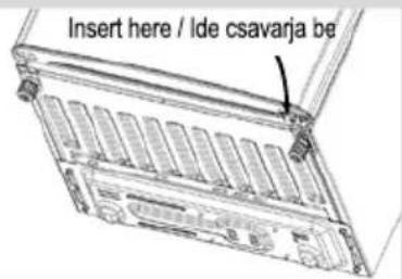 Insert here / Ide csavarja be