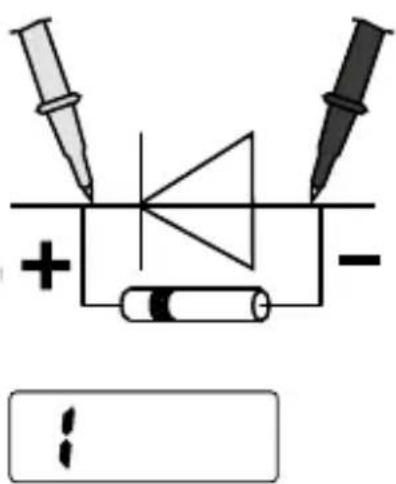 Laserliner CAT III 300 V - Diódaellenőrzés - 2