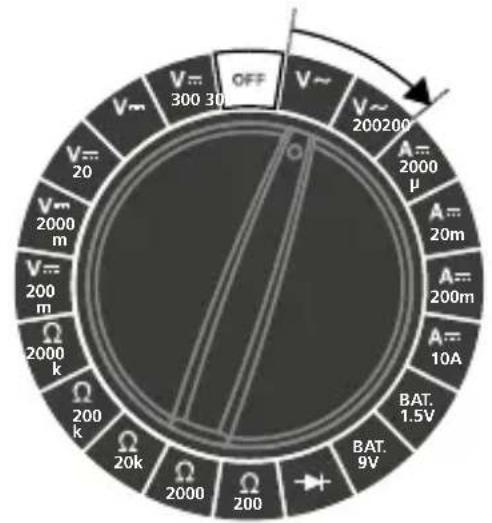 Laserliner CAT III 300 V - 5Μέτρηση τάσης Α Ο - 1