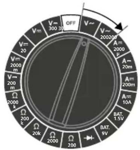 Laserliner CAT III 300 V - Измерване на напрежение АС - 1