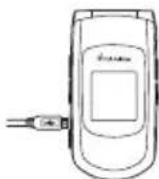 PANTECH CMD8635 - To charge your battery - 1
