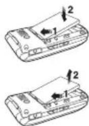 PANTECH CMD8635 - Installing/removing battery - 3