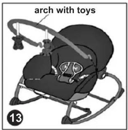 arch with toys 13