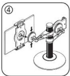 Technical diagram showing mechanical assembly with labeled components and directional arrows