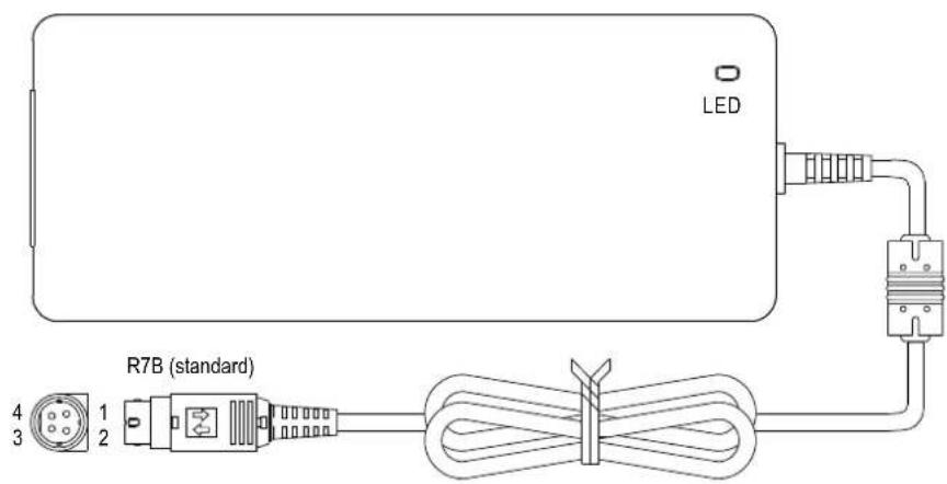 LED R7B (standard) 4 1 3 2