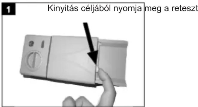 AMICA ZWM 427 IEC - A mosogatószer adagoló feltöltése - 1