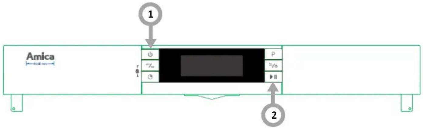 AMICA ZWM 427 IEC - A KÉSZÜLÉK ÜZEMBE HELYEZÉSE - 1