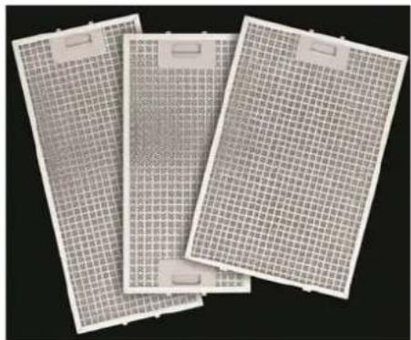 SILVERLINE Sky Door SDUD 104 W - 11A3A3 bEdelstahl-Metallfettfilter, 13-lagig - 1