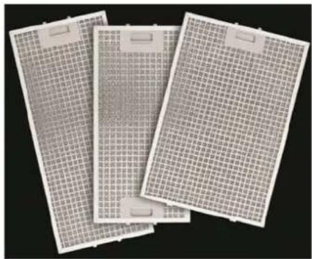 SILVERLINE Hidden HIF 684 E - Edelstahl-Metallfettfilter, 12-lagig - 1
