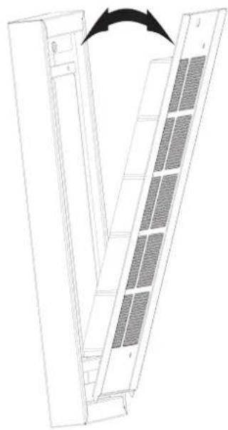 SILVERLINE Light Box LBUD 120 W - Aktivkohlefilter reinigen oder austauschen (nur Umluftbetrieb) - 3