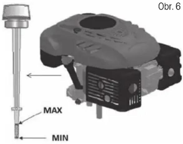 Fieldmann FZK 6015-B - Glebogryzarka została dostarczona bez oleju silnikowego. Przed pierwszym uruchomieniem wlej olej silnikowy SAE30 lub 15W-40 (ok. 600 ml) przestrzegając poniższych wskazówek. - 1
