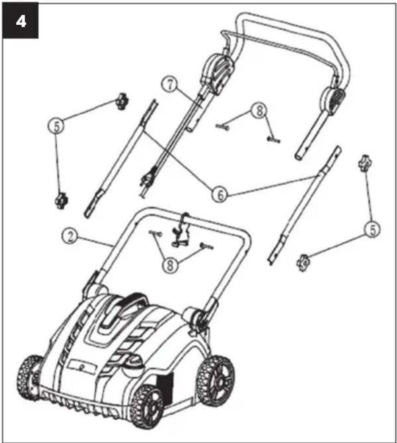 Fieldmann FZV 4010-20E - A GÉP ÖSSZESZERELÉSE - 2