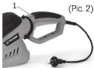 Fieldmann FZN 2505-E - Handle adjustment - 1