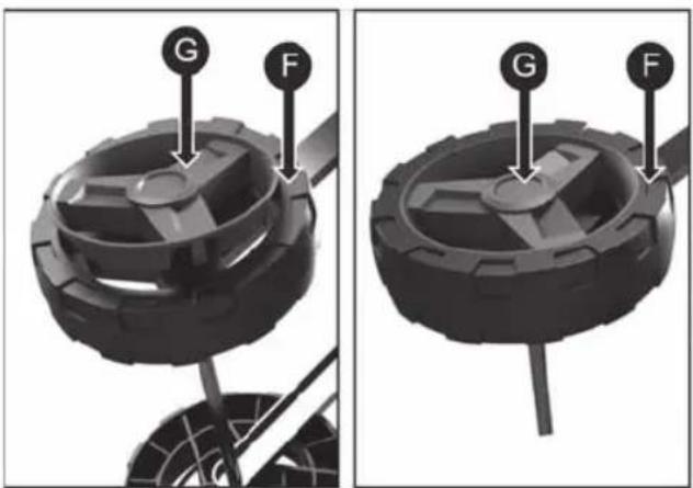 Fieldmann FZK 70305-0 - STEP 1: Assemble The Wheels (Continued) - 3