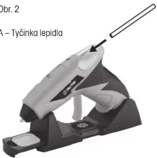 Obr. 2 A - Tyčinka lepidla